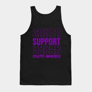 Epilepsy Awareness Epilepsy Support Squad Tank Top